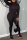 Black Fashion Casual Solid Basic Turtleneck Skinny Jumpsuits
