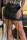 Black Fashion Sexy Solid Split Joint Skinny High Waist Skirt