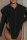 Black Sexy Casual Solid Asymmetrical Turndown Collar Long Sleeve Shirt Tops