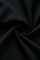 Black Fashion Casual Solid Split Joint Slit O Neck Long Sleeve Plus Size Dress