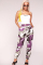 purple Zipper Fly Button Fly Mid Metal Zippered pencil Pants Pants