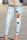 Baby Blue Fashion Casual Butterfly Print Ripped High Waist Skinny Denim Jeans