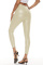 Apricot Fashion Casual Solid Basic Skinny High Waist Pencil Trousers