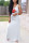 White Fashion Casual Printed Sleeveless Dress