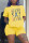 Yellow Fashion Casual Printed Short Sleeve Top Sports Set