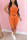 Orange Fashion Sexy Sleeveless Top Sports Set