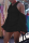 Black Sexy Fashion Pleated Hooded Dress