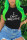 Black Fashion Casual Print Short Sleeve T-shirt 