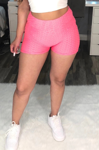 Pink Fashion Casual Skinny Sports Shorts