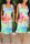 Colorful Sexy Fashion Printed Sleeveless Slim Dress