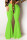 Fluorescent green Sexy Fashion Casual Lotus Leaf Trousers