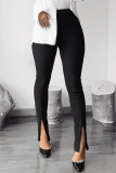 White Sexy Fashion Casual Tight Sports Trousers