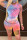 Pink Fashion Casual Printed T-shirt Shorts Set
