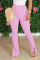 Pink Sexy Fashion Casual Tight Sports Trousers