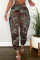 Multicolor Fashion Casual Printed Sports Trousers