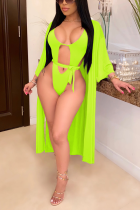 Green Sexy Fashion Bikini Swimsuit Set