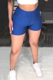 Blue Fashion Casual Skinny Sports Shorts