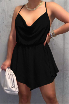 Black Sexy Off Shoulder Backless Dress