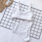 White Nylon Two Piece Suits Solid Patchwork Fashion adult Sexy Bikinis Set