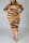 TigerPrint Fashion Casual Print Plus Size Dress