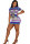 purple Sexy Fashion Cap Sleeve Short Sleeves O neck Step Skirt Mini Print Sequin Patchwork