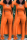 Orange Sexy Solid Tight-Fitting Pure Knit Three Piece Suit