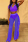 Fluorescent green Fashion Sexy Ruffled Mesh Three-piece Set