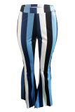 Blue Euramerican Striped Pants
