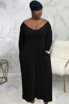Black adult Sexy Fashion Cap Sleeve Long Sleeves O neck Asymmetrical Ankle-Length asymmetrical S