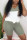Army Green Milk Silk Sexy Patchwork Two Piece Suits Straight Short Sleeve Two-Piece Short Set
