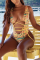 Multicolor Sexy Fashion Printed One-piece Swimsuit