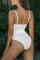 White Sexy Fashion Sling One-piece Swimsuit