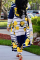 Camouflage Fashion Casual Street Vacation Print Printing cardigan Plus Size Two Pieces