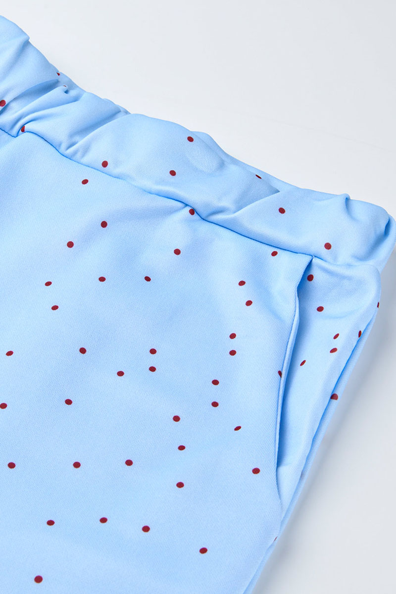 Blue Butterfly  Casual Long Sleeve Shirt 43674 main image 0