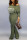 Army Green Fashion Casual Letter Print Basic Oblique Collar Regular Jumpsuits