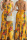 Yellow Print Split Joint Frenulum Backless Fold Halter A Line Dresses