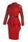 Red Sexy Solid Split Joint Flounce Asymmetrical Sequins Half A Turtleneck One Step Skirt Dresses