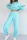Lake Blue Casual Solid Patchwork Hooded Collar Long Sleeve Two Pieces