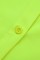 Fluorescent Green Fashion Casual Solid Slit Turndown Collar Tops