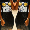 Black Chic Sequined Decorative Blending T-shirt
