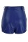 Black Fashion Casual Solid Basic Regular Mid Waist Shorts