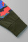 Black adult Fashion Casual Camouflage Patchwork Embroidery Letter Two Pieces