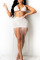 Black Sexy Solid Tassel Hollowed Out Patchwork Backless Swimwears Cover Up