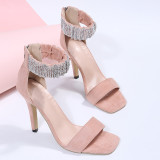 Pink Fashion Sexy Patchwork Pointed Shoes