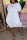 White Fashion Casual Solid Basic O Neck Short Sleeve Dress