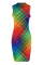 Green Fashion Sexy Print Basic O Neck Sleeveless Dress