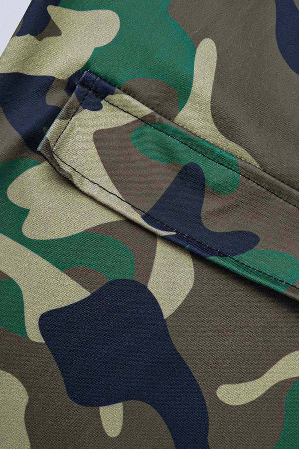 Wholesale Camouflage Work Print Plus Size K7557-CF Online