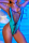 Green Fashion Sexy Mesh One-Piece Swimsuit