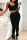 Black Sexy Casual Solid Vests Pants V Neck Sleeveless Two Pieces