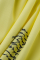 Yellow Casual Print Split Joint Turndown Collar Tops